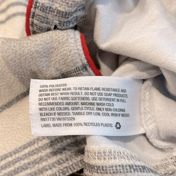 Hearth & Hand Unisex Toddler 4T Christmas/Holiday Tartan Plaid 2pc Pajama Set - Picture 9 of 9